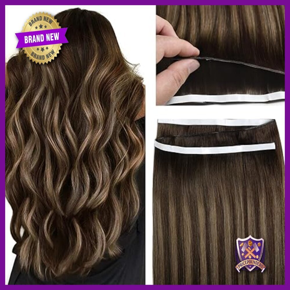 18 Inch Tape In Human Hair Extensions 50g Remy Hair Salon Quality